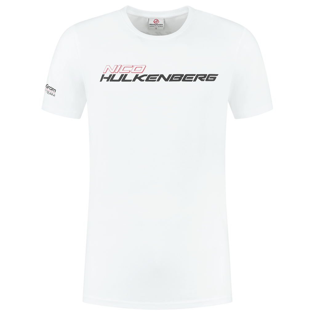 Haas Racing F1 Nico Hulkenberg T-Shirt - White T-shirts Haas F1 Racing Team 