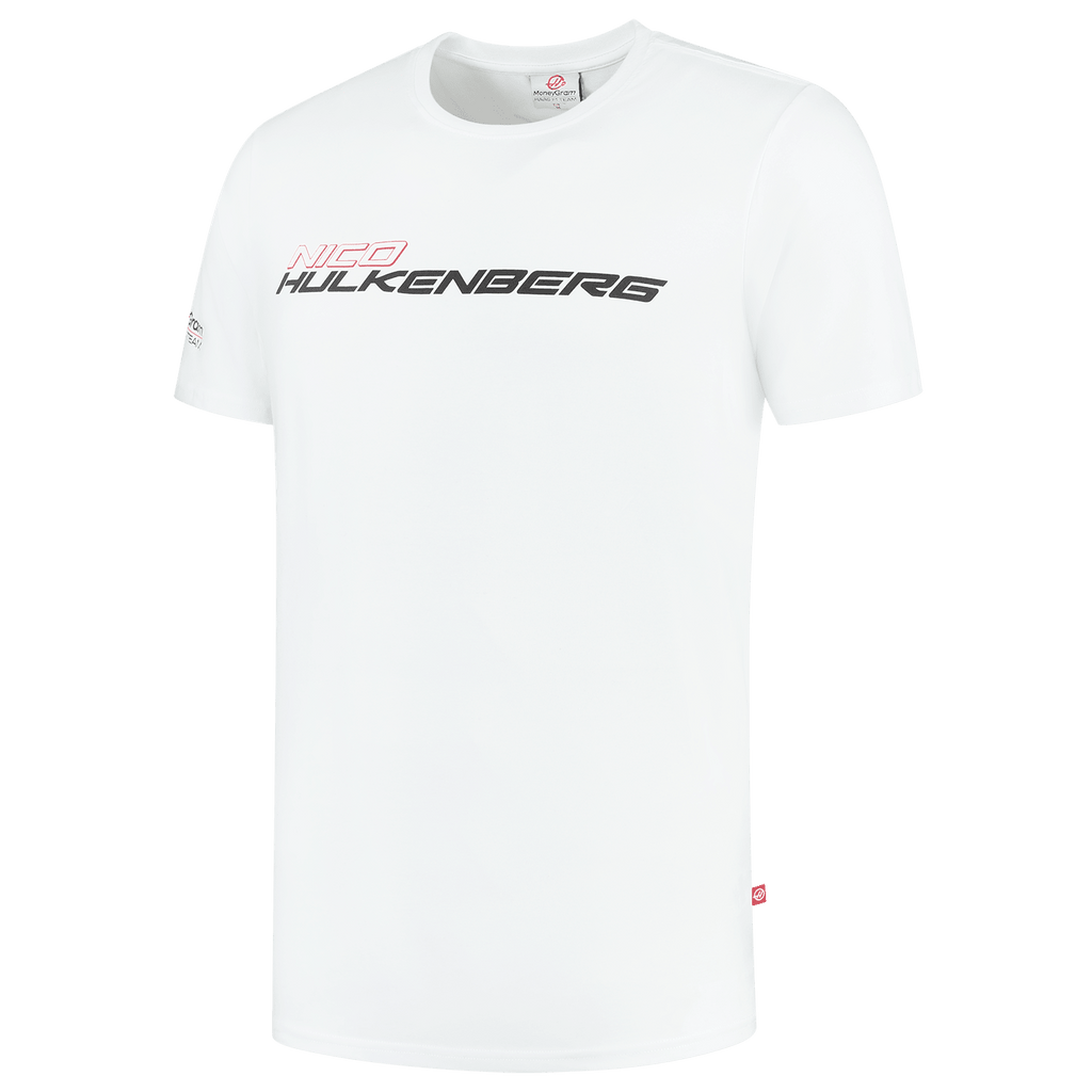 Haas Racing F1 Nico Hulkenberg T-Shirt - White T-shirts Haas F1 Racing Team 