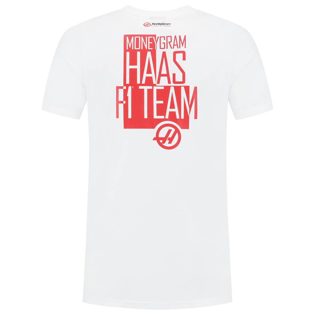 Haas Racing F1 Color Block T-Shirt - White T-shirts Haas F1 Racing Team 