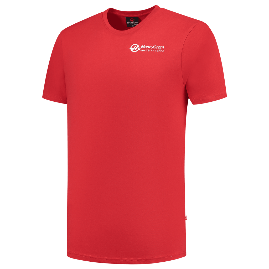 Haas Racing F1 Dynamic Roundel Essentials T-Shirt - Red T-shirts Haas F1 Racing Team 
