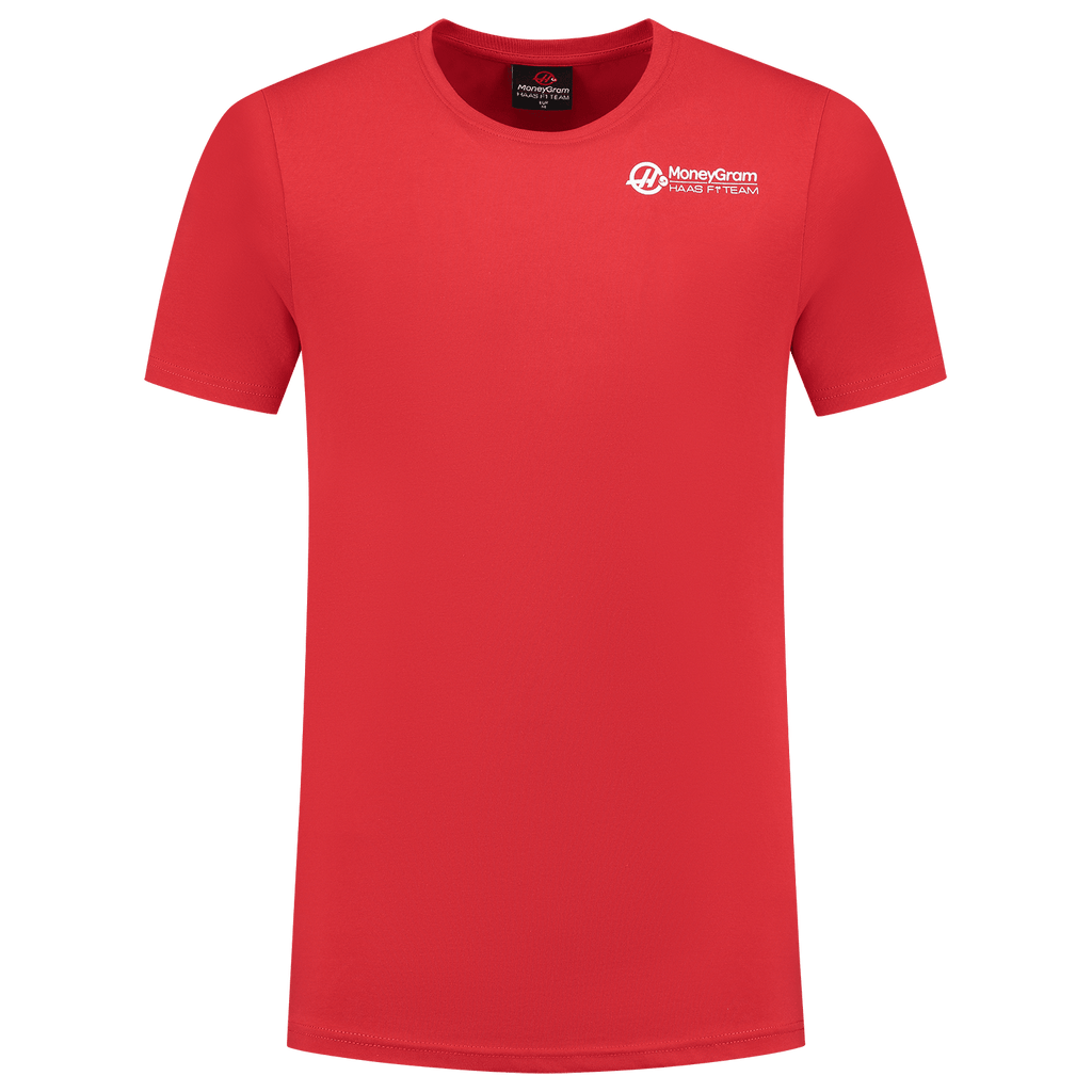 Haas Racing F1 Dynamic Roundel Essentials T-Shirt - Red T-shirts Haas F1 Racing Team 