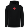 Haas Racing F1 Logo Blackout Hoodie - Black Hoodies Haas F1 Racing Team 