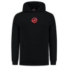 Haas Racing F1 Logo Blackout Hoodie - Black Hoodies Haas F1 Racing Team 