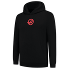 Haas Racing F1 Logo Blackout Hoodie - Black Hoodies Haas F1 Racing Team 