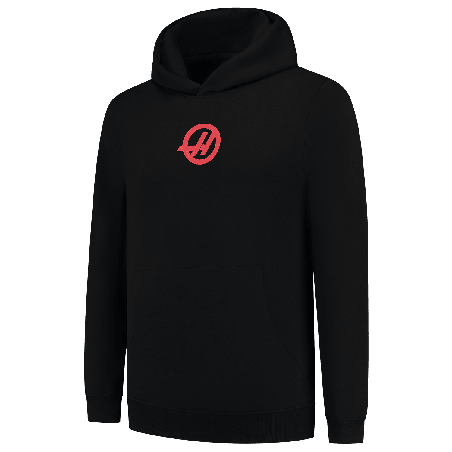 Haas Racing F1 Logo Blackout Hoodie - Black Hoodies Haas F1 Racing Team 