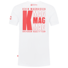 Haas Racing F1 Kevin Magnussen "KMAG" T-Shirt - White T-shirts Haas F1 Racing Team 