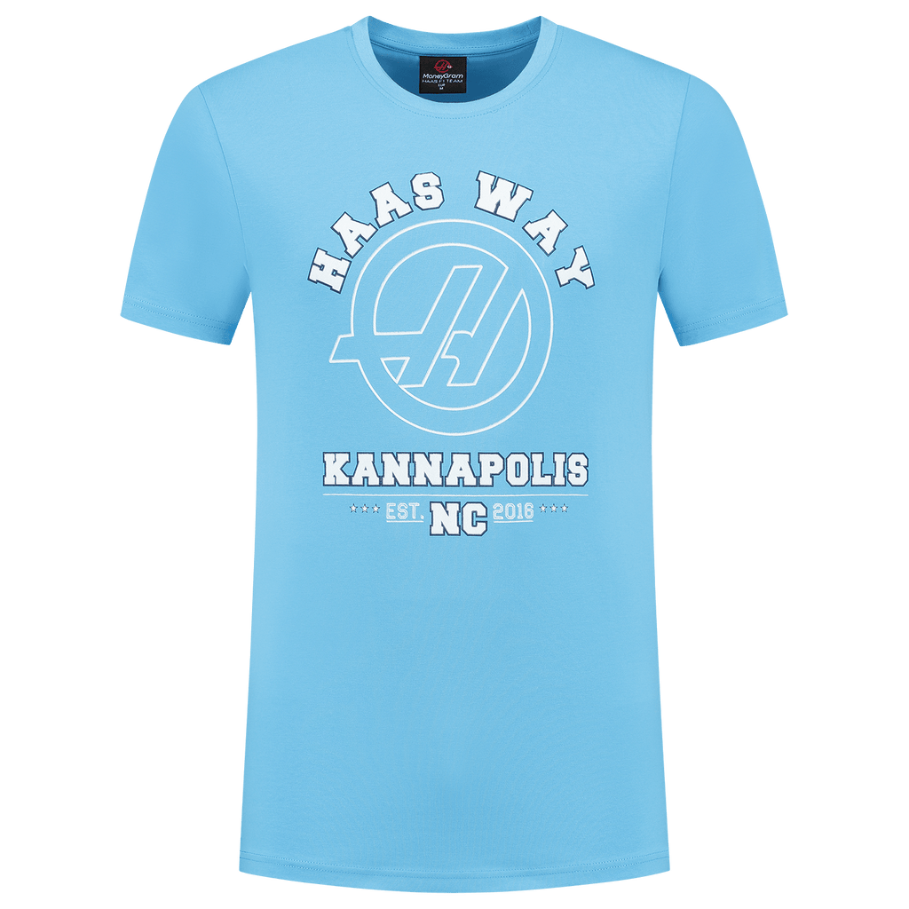 Haas Racing F1 "Haas Way Kannapolis" T-Shirt - Blue T-shirts Haas F1 Racing Team 