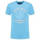 Haas Racing F1 "Haas Way Kannapolis" T-Shirt - Blue T-shirts Haas F1 Racing Team 