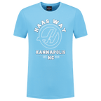Haas Racing F1 "Haas Way Kannapolis" T-Shirt - Blue T-shirts Haas F1 Racing Team 