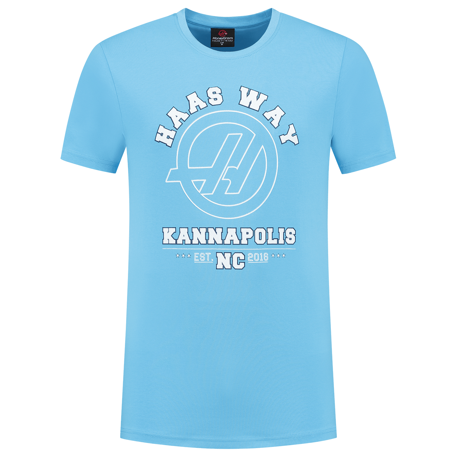Haas Racing F1 "Haas Way Kannapolis" T-Shirt - Blue T-shirts Haas F1 Racing Team 