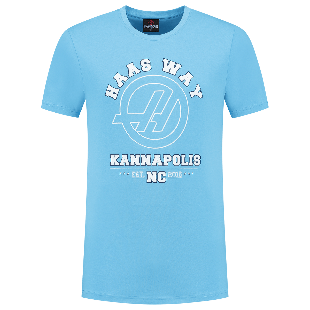 Haas Racing F1 "Haas Way Kannapolis" T-Shirt - Blue T-shirts Haas F1 Racing Team 