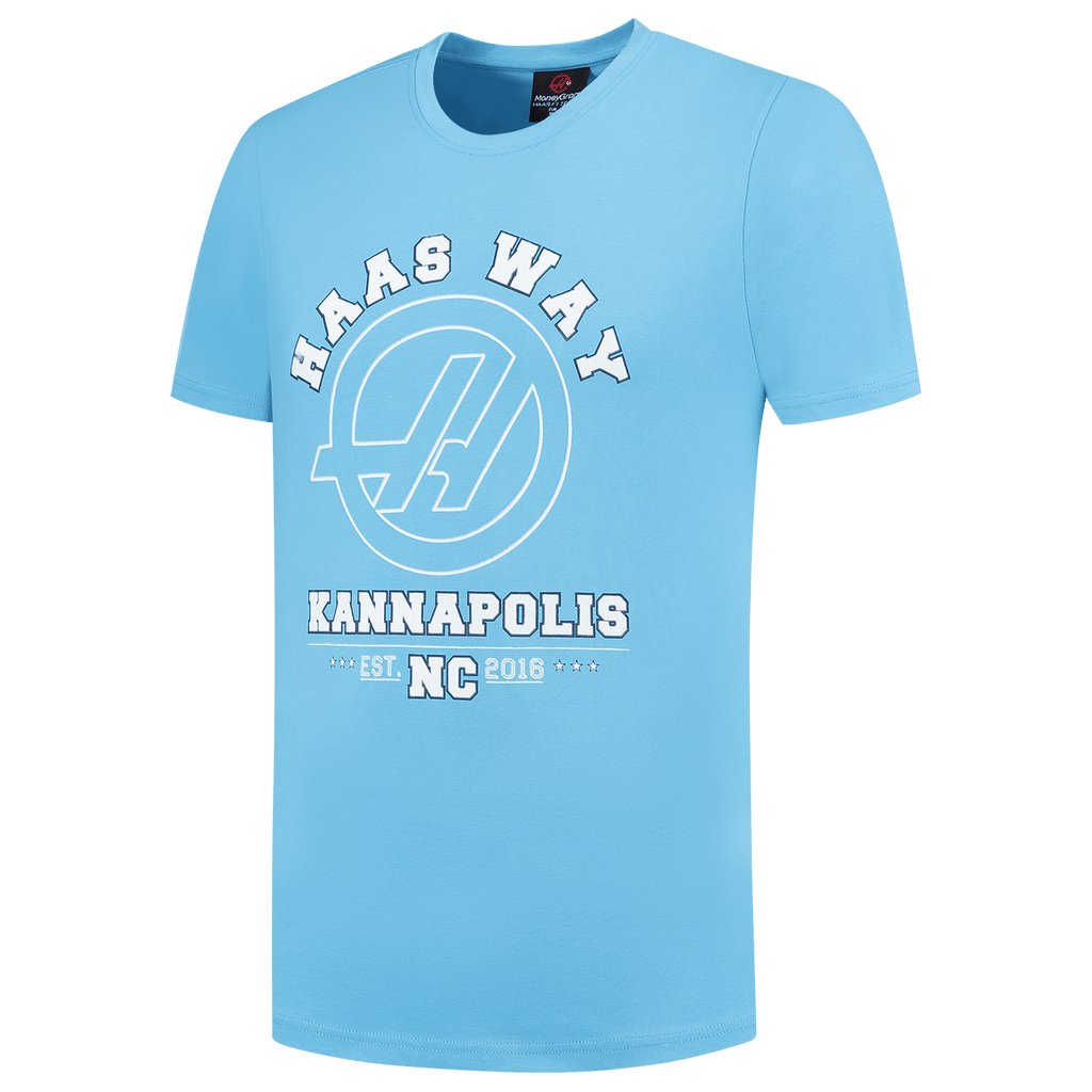 Haas Racing F1 "Haas Way Kannapolis" T-Shirt - Blue T-shirts Haas F1 Racing Team 