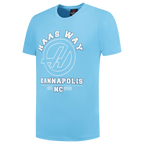 Haas Racing F1 "Haas Way Kannapolis" T-Shirt - Blue T-shirts Haas F1 Racing Team 