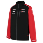Haas Racing F1 2025 Team Rain Jacket - Black Jackets Haas F1 Racing Team 