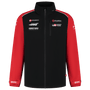 Haas Racing F1 2025 Team Rain Jacket - Black Jackets Haas F1 Racing Team 