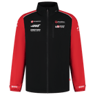 Haas Racing F1 2025 Team Rain Jacket - Black Jackets Haas F1 Racing Team 
