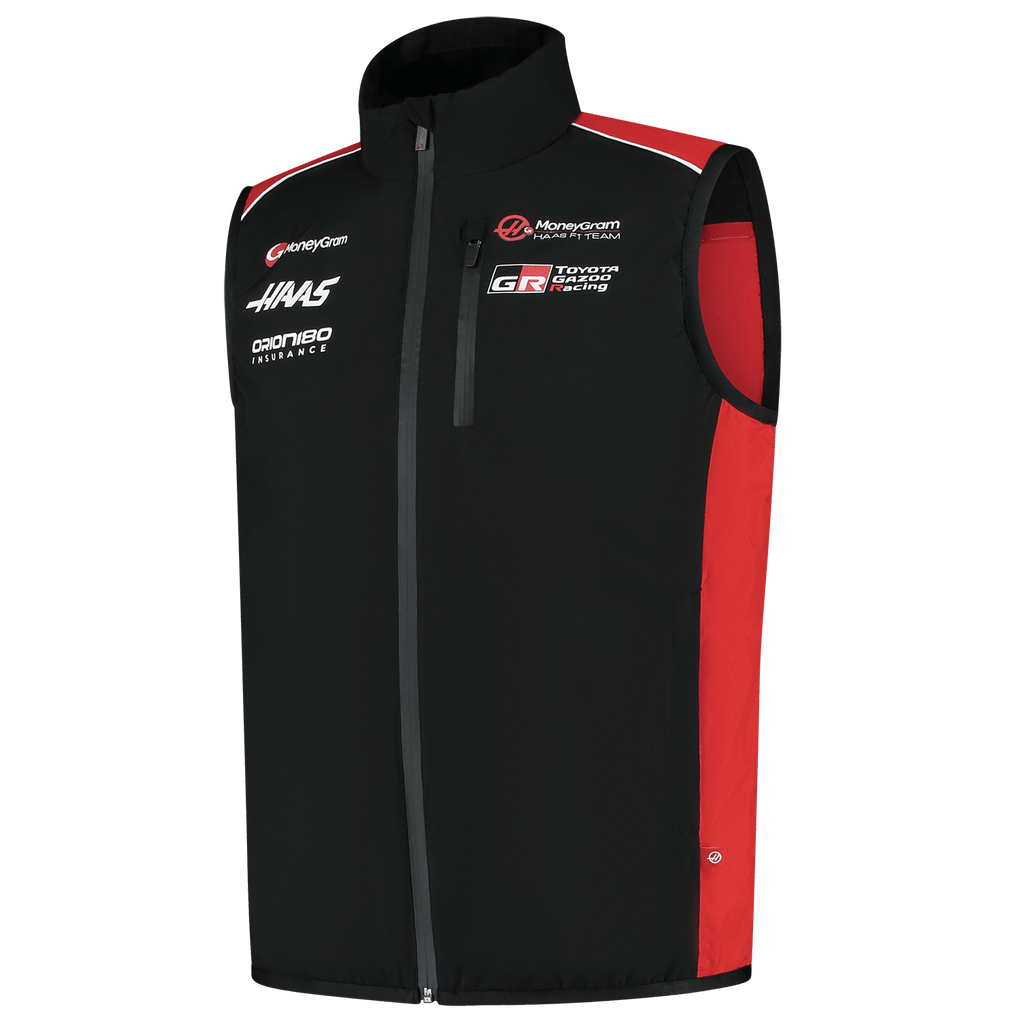 Haas Racing F1 2025 Team Vest - Black Vest Haas F1 Racing Team 