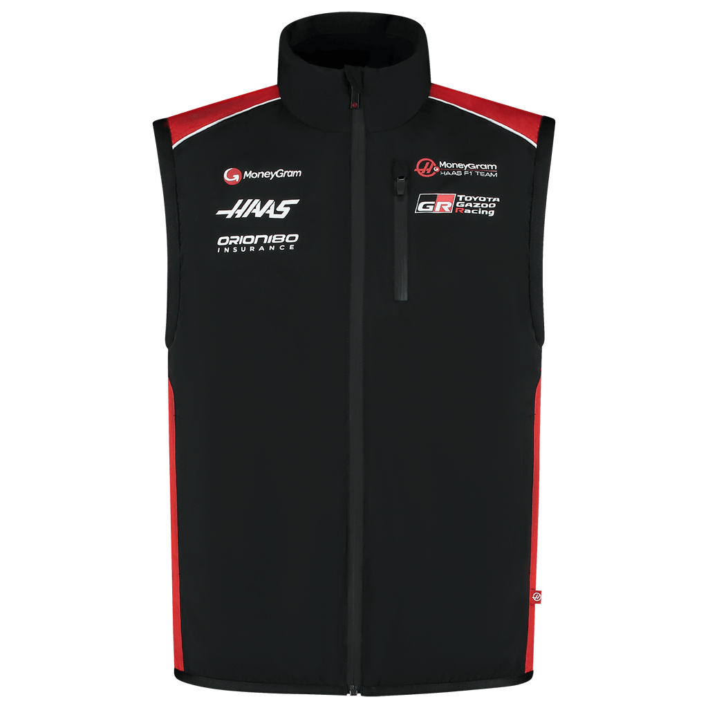 Haas Racing F1 2025 Team Vest - Black Vest Haas F1 Racing Team 