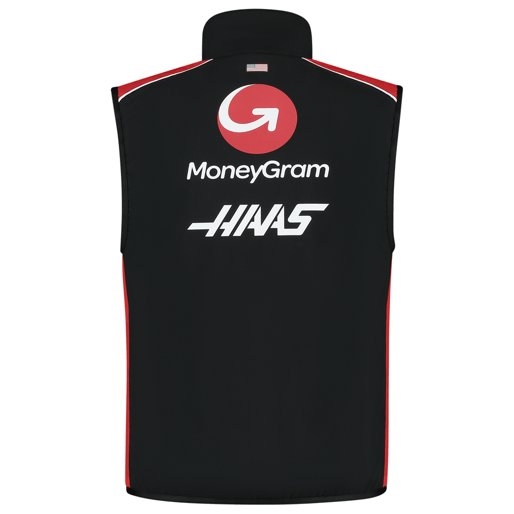 Haas Racing F1 2025 Team Vest - Black Vest Haas F1 Racing Team 