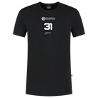 Haas Racing F1 Esteban Ocon Essential T-Shirt - Black T-shirts Haas F1 Racing Team 