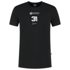 Haas Racing F1 Esteban Ocon Essential T-Shirt - Black T-shirts Haas F1 Racing Team 