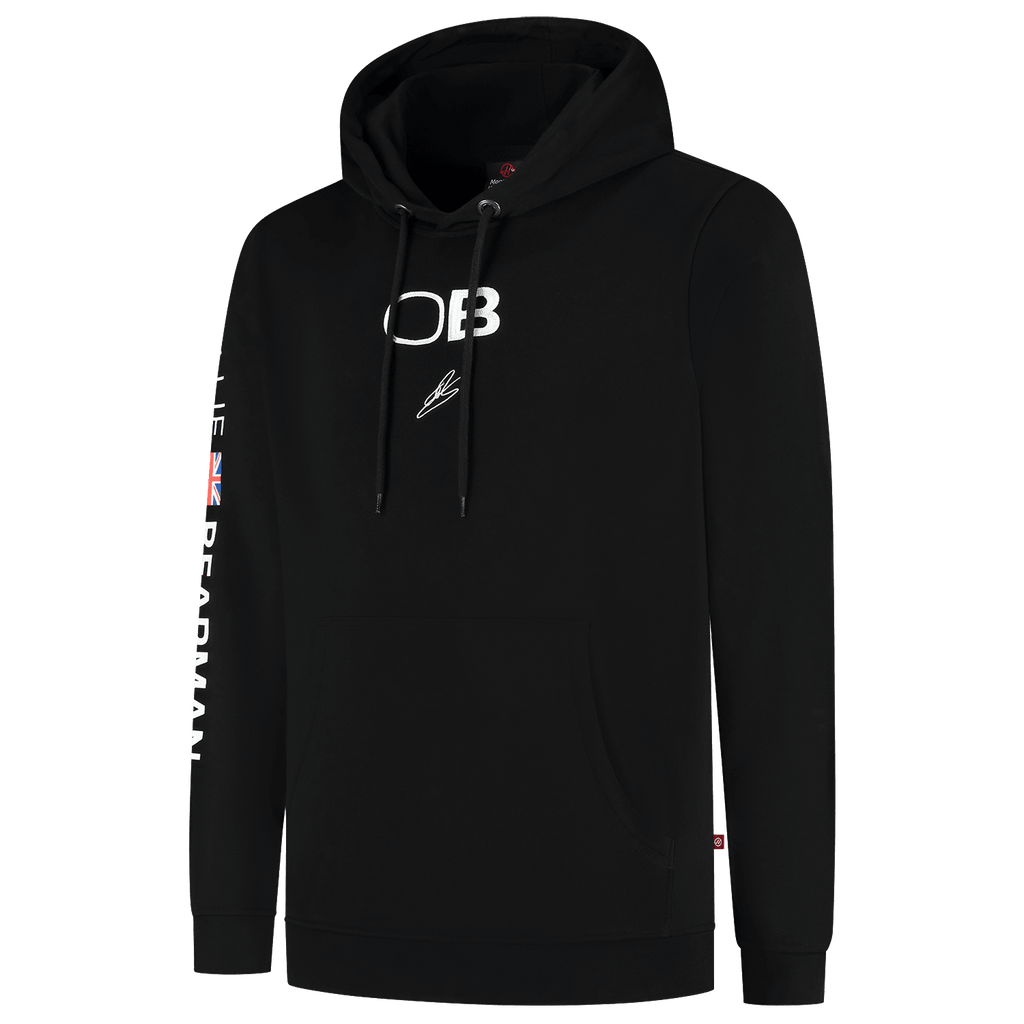 Haas Racing F1 Ollie Bearman Essential Hoodie - Black Hoodies Haas F1 Racing Team 