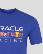 Red Bull Racing F1 Large Front Logo T-shirt - Grey Marl/Blue T-shirts Red Bull Racing 