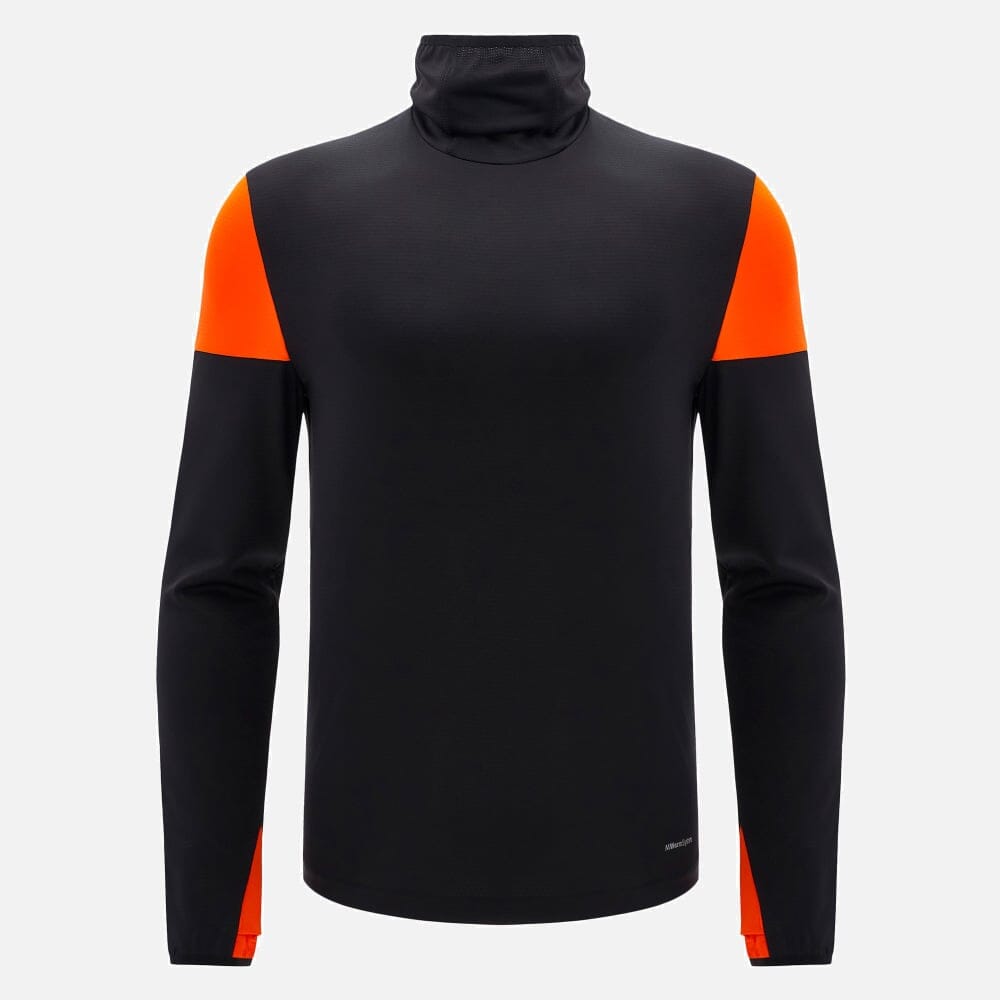Automobili Lamborghini Men's Activewear High Neck Sweater - Black Sweaters Automobili Lamborghini 