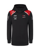 Haas Racing F1 2026 Kids Team Pullover Hoodie - Youth Black Hoodies Haas F1 Racing Team 