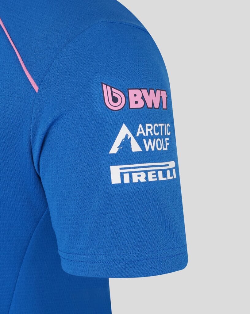 Alpine Racing F1 2026 Men's Team Polo Shirt - Lapis Blue Polos Alpine 