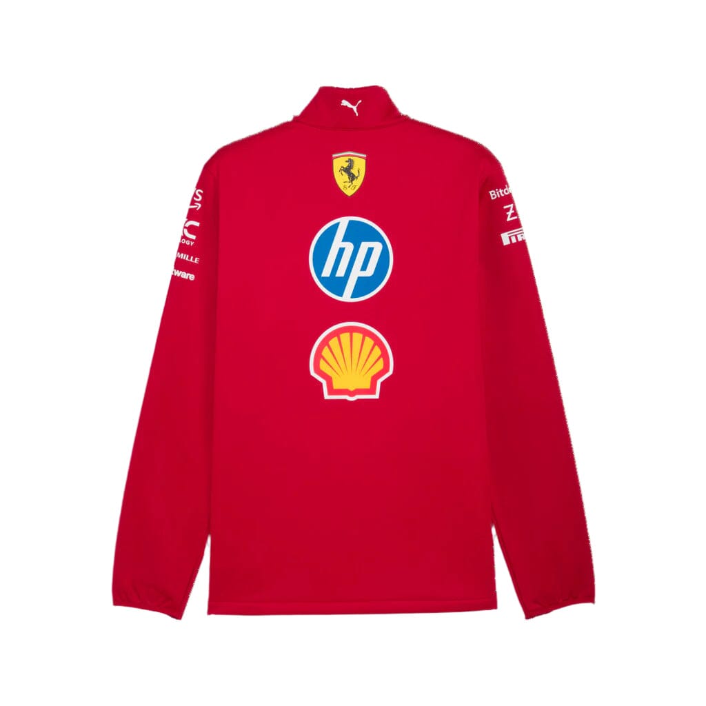 Scuderia Ferrari F1 2025 Team Softshell Jacket - Dark Cherry Jackets Scuderia Ferrari 