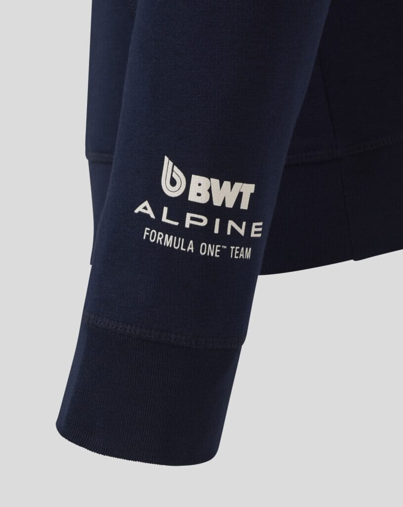 Alpine Racing F1 Pierre Gasly Relaxed Fit Hoodie - French Navy Hoodies Alpine 