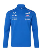Alpine Racing F1 2026 Team 1/4 Zip Mid-Layer Sweatshirt - Lapis Blue Sweatshirt Alpine 