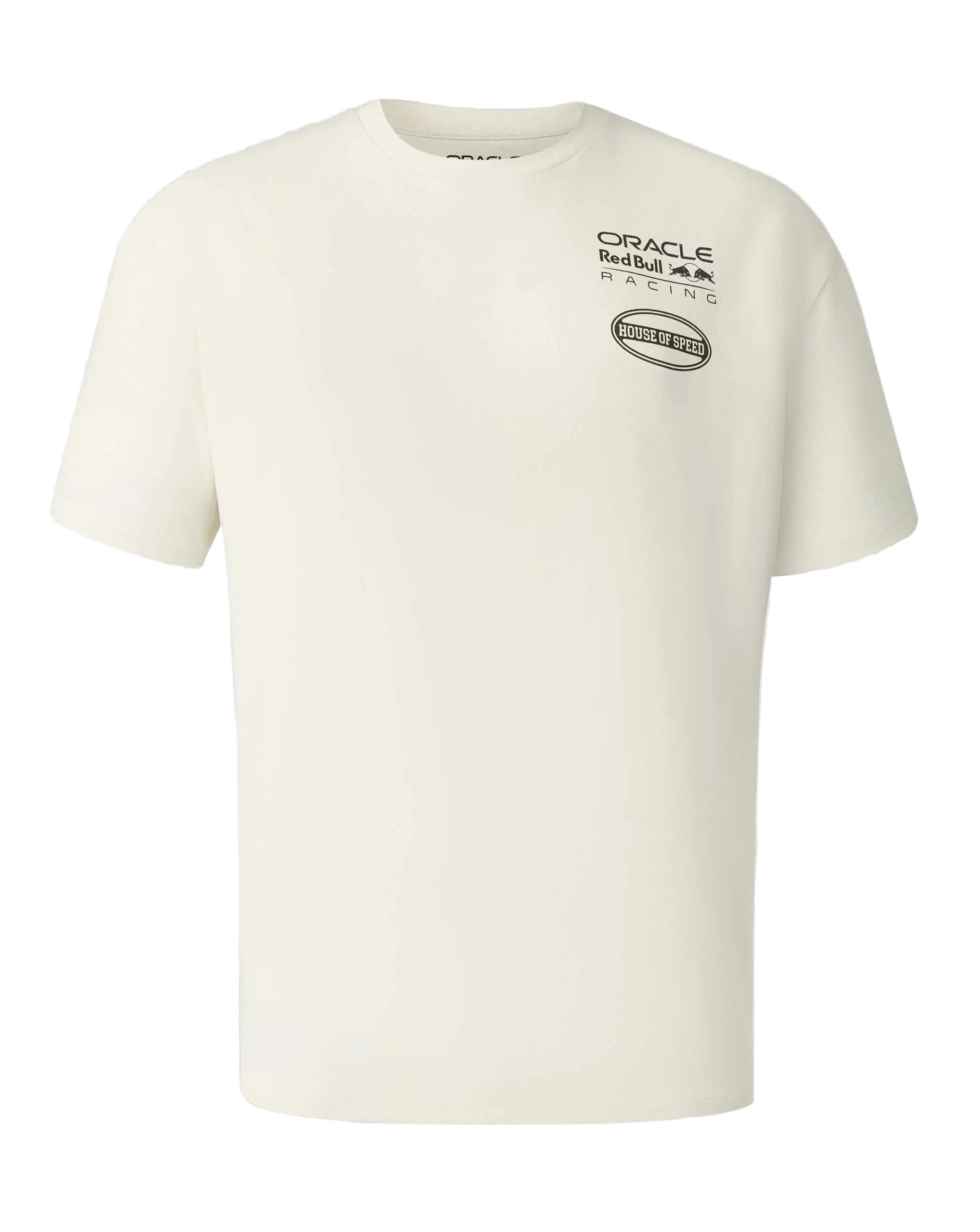 Red Bull Racing F1 Americana Varsity T-Shirt - Surf the Web/Off White T-Shirts Red Bull Racing XS White 
