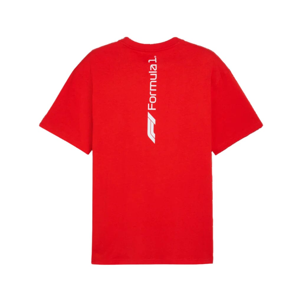 Formula 1 Tech Puma Relaxed Essential T-Shirt - Red/Black T-shirts Formula 1 
