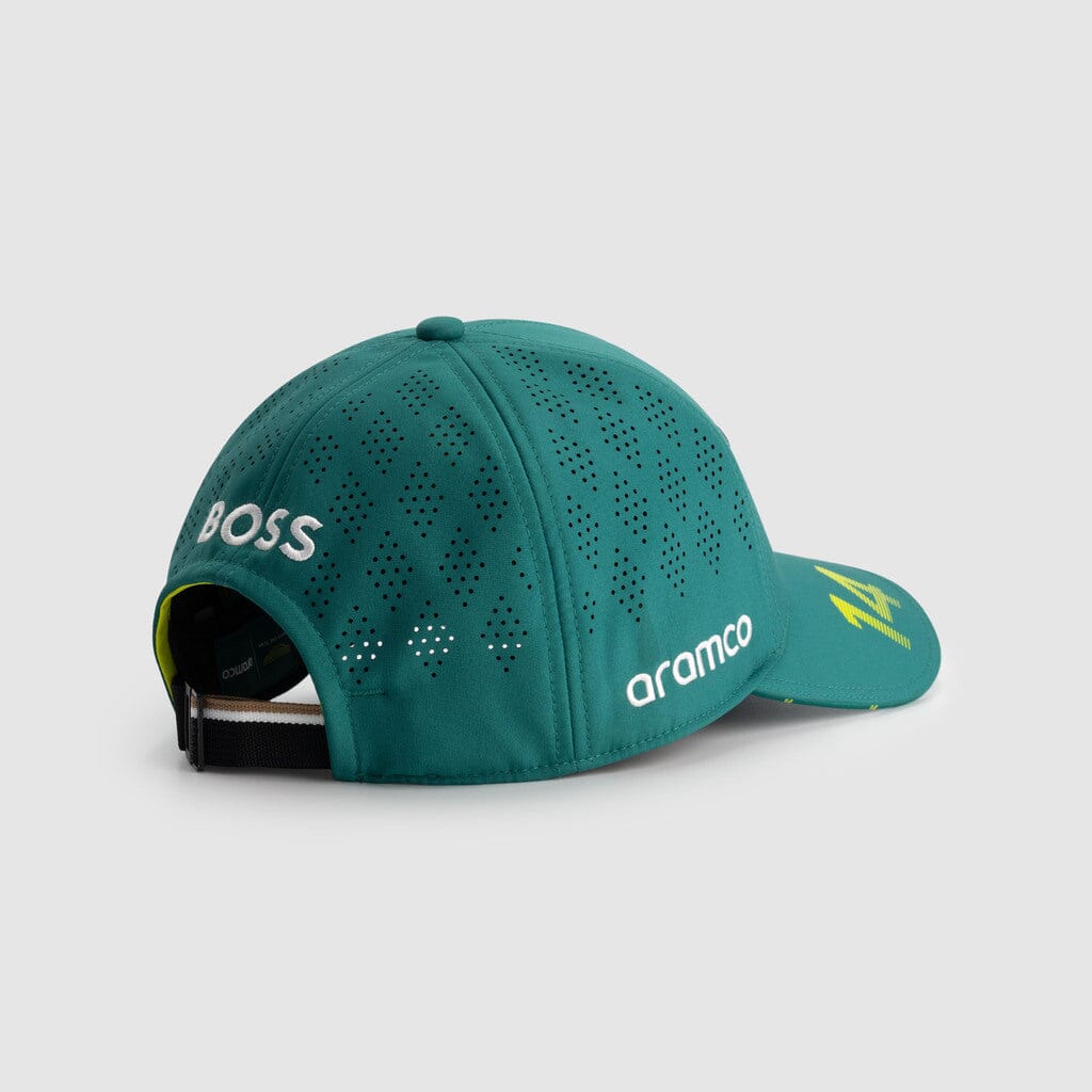 Aston Martin Cognizant F1 2025 Fernando Alonso Team Hat- Lime/Green Hats Aston Martin F1 