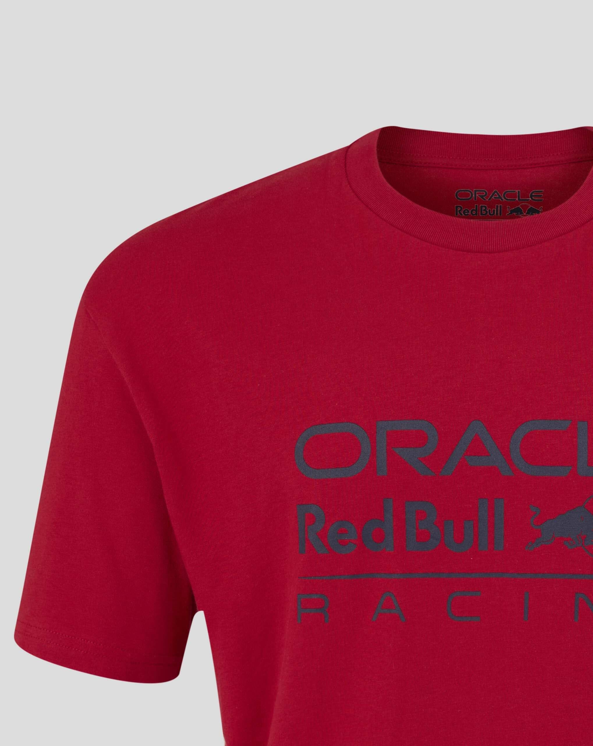 Red Bull Racing F1 Relaxed Fit Large Front Logo T-shirt - Night Sky/Chilli Pepper T-shirts Red Bull Racing 