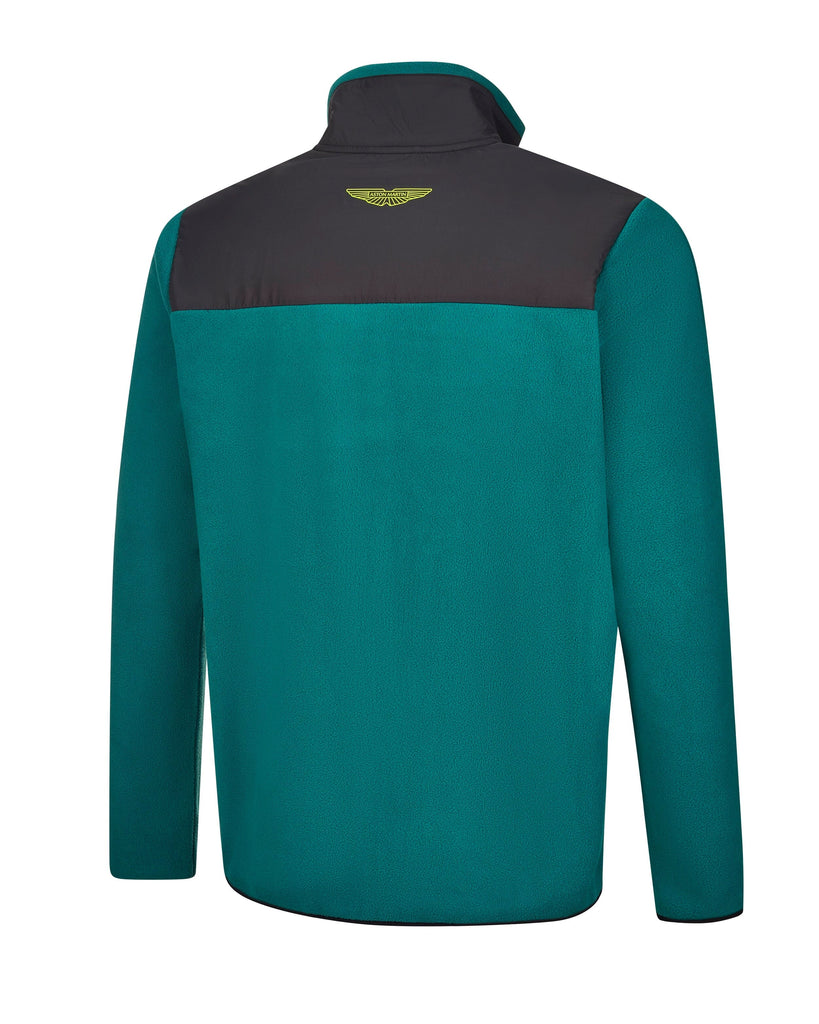 Aston Martin Cognizant F1 Men's Lifestyle Track Jacket- Green Jackets Aston Martin F1 