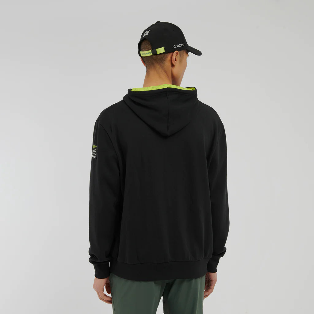 Aston Martin Cognizant F1 2023 USA GP Men's Hoodie- Black Hoodies Aston Martin F1 
