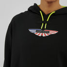 Aston Martin Cognizant F1 2023 USA GP Men's Hoodie- Black Hoodies Aston Martin F1 