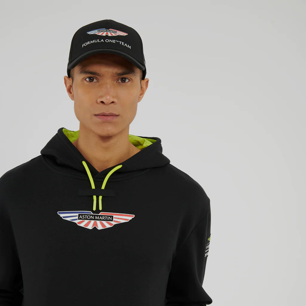 Aston Martin Cognizant F1 2023 USA GP Men's Hoodie- Black Hoodies Aston Martin F1 