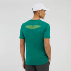Aston Martin Cognizant F1 Men's Lifestyle Logo T-Shirt - Lime/Green/Black T-shirts Aston Martin F1 
