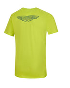 Aston Martin Cognizant F1 Men's Lifestyle Logo T-Shirt - Lime T-shirts Aston Martin F1 