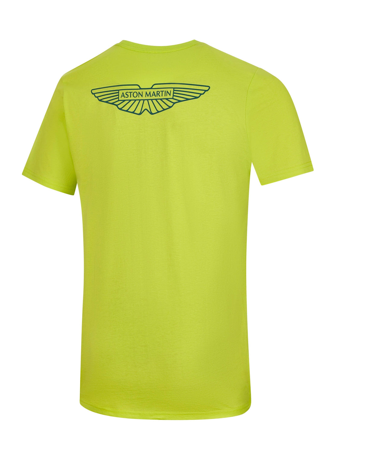Aston Martin Cognizant F1 Men's Lifestyle Logo T-Shirt - Lime T-shirts Aston Martin F1 