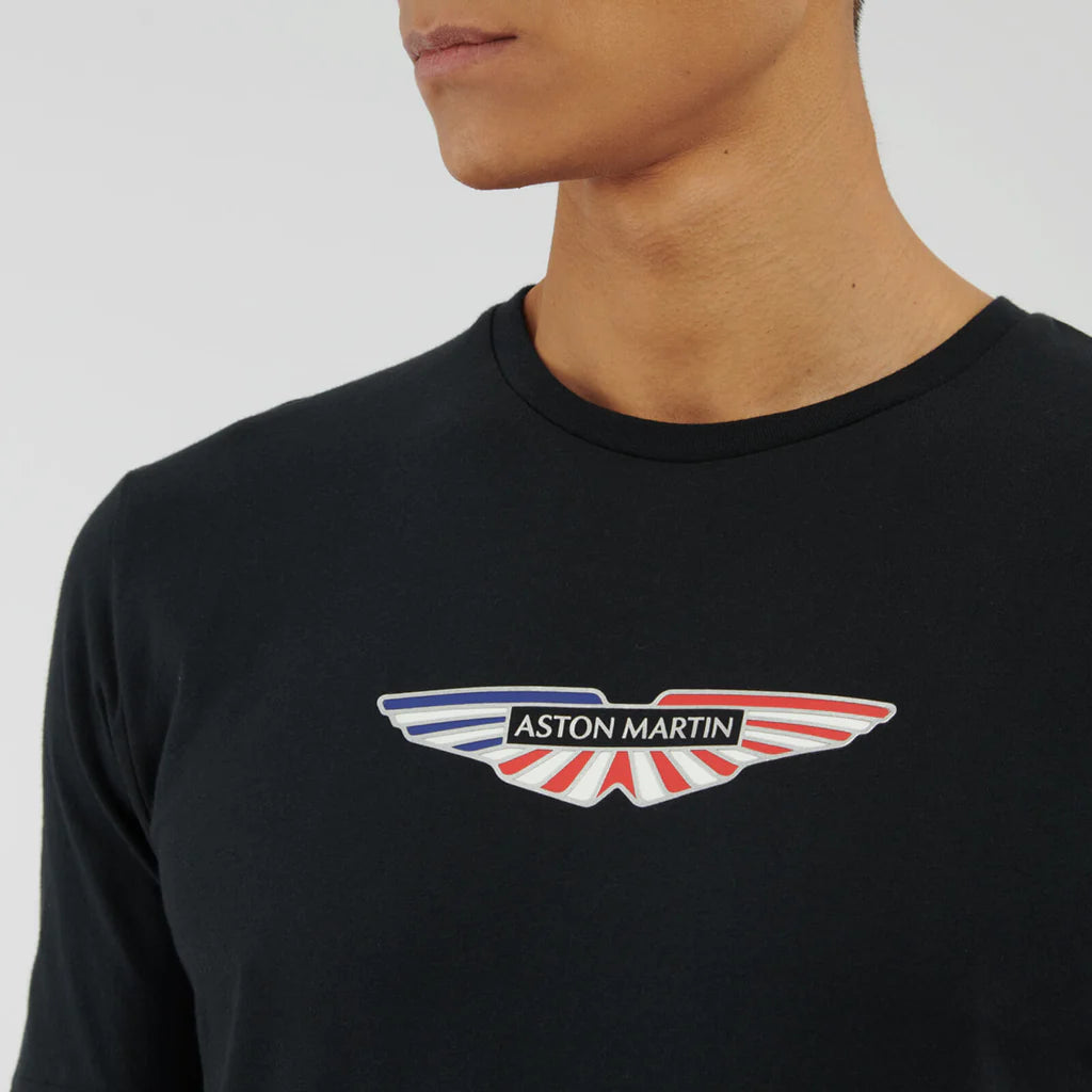 Aston Martin Cognizant F1 Men's 2023 USA GP T-Shirt - Black T-shirts Aston Martin F1 