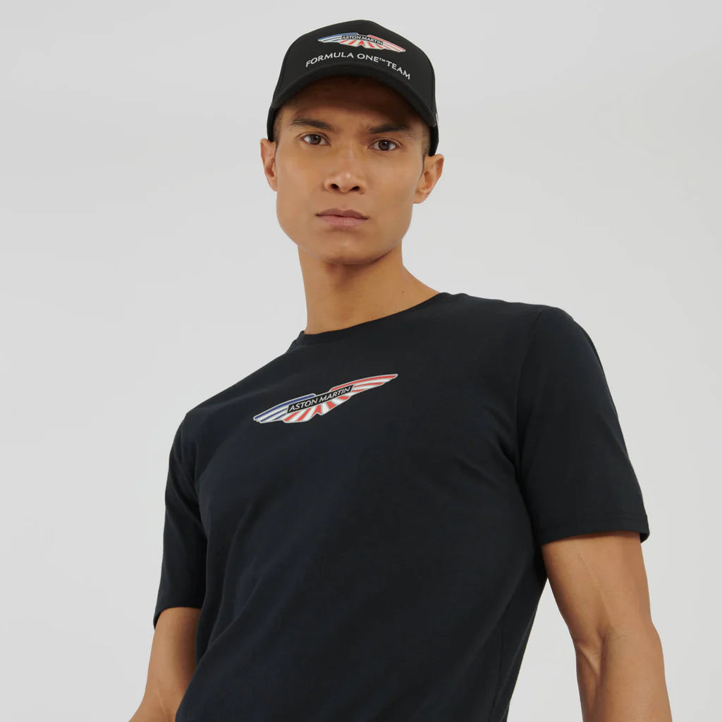 Aston Martin Cognizant F1 Men's 2023 USA GP T-Shirt - Black T-shirts Aston Martin F1 