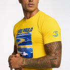 Ayrton Senna F1 Sao Paulo Circuit Graphic T-Shirt - Yellow T-shirts Ayrton Senna 