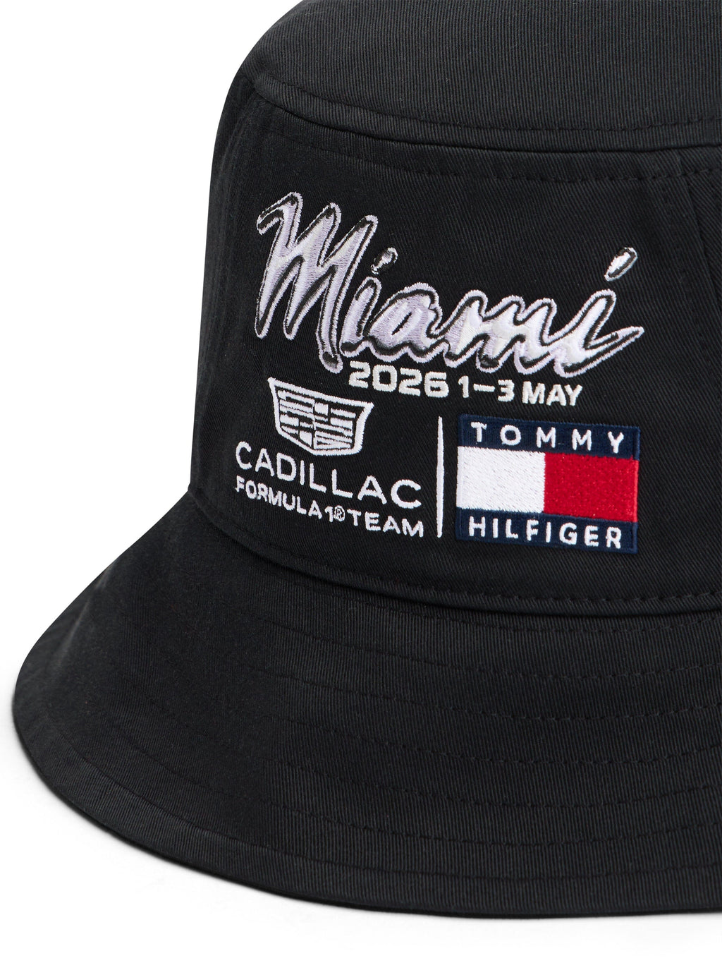Cadillac F1 Racing Special Edition Miami GP Bucket Hat - Black Hats Cadillac F1 