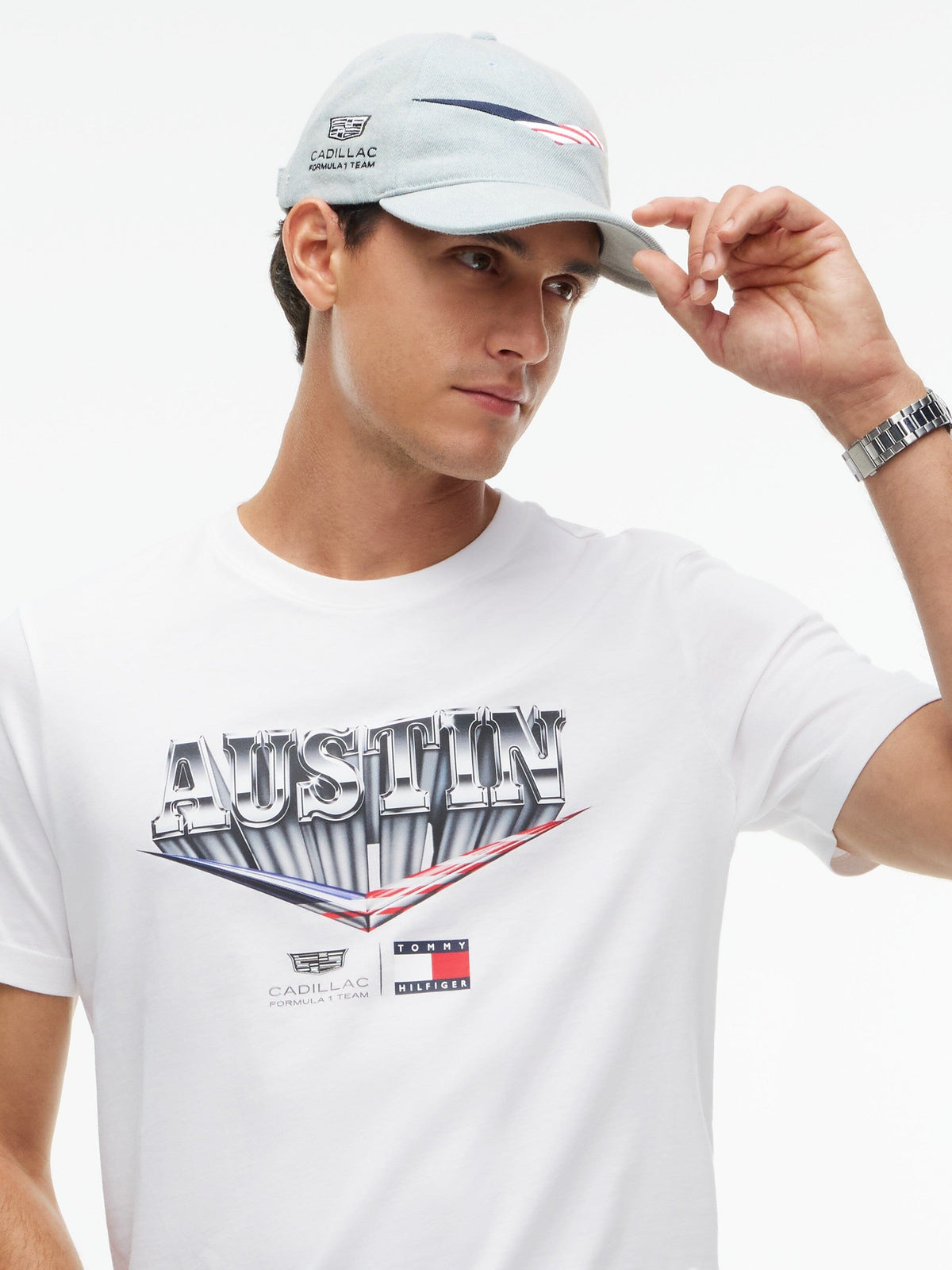 Cadillac F1 Racing Special Edition Austin GP Hat - Denim Hats Cadillac F1 