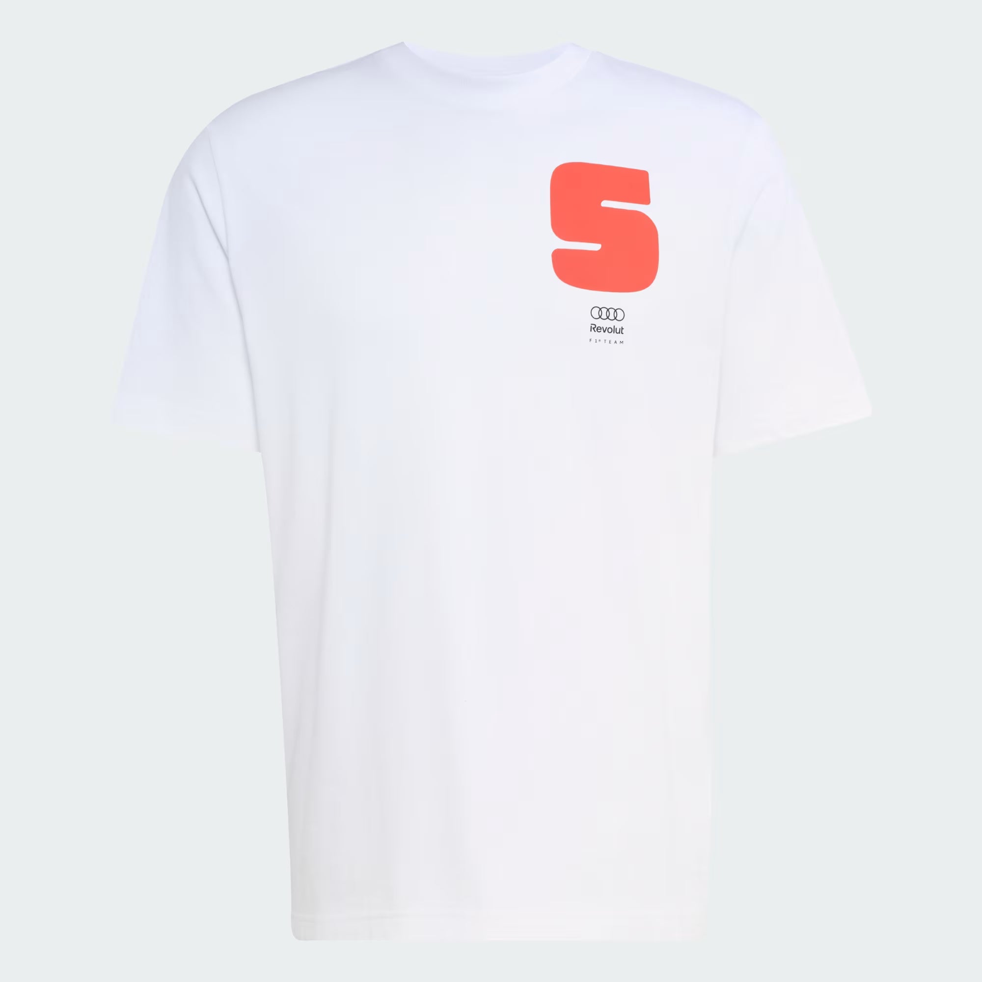 Audi Formula One Men's Team Gabriel Bortoleto T-Shirt - White T-shirts Audi F1 